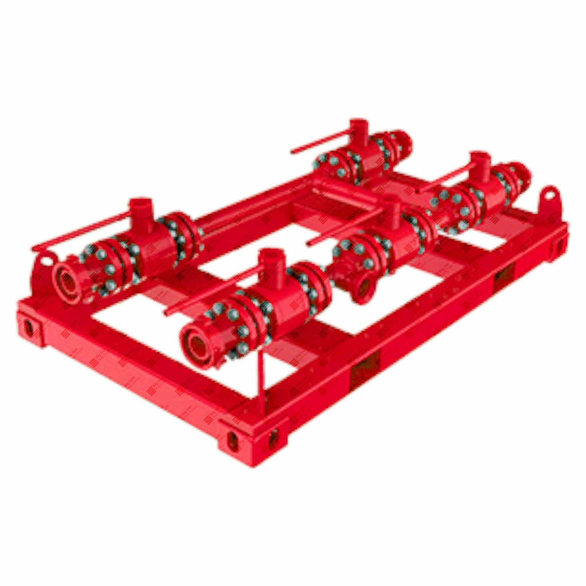 Manifold, Diverter, 5 Way, Ball Valve, 3" 602, 1440 psi, Sour Service